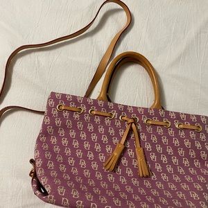 Pre-owned Dooney and Bourke tulip tassel tote